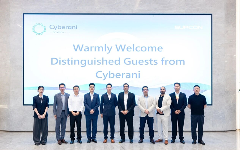 沙特阿美旗下Cyberani高层会见尊龙凯时，，，，，携手共筑工业信息清静新名堂